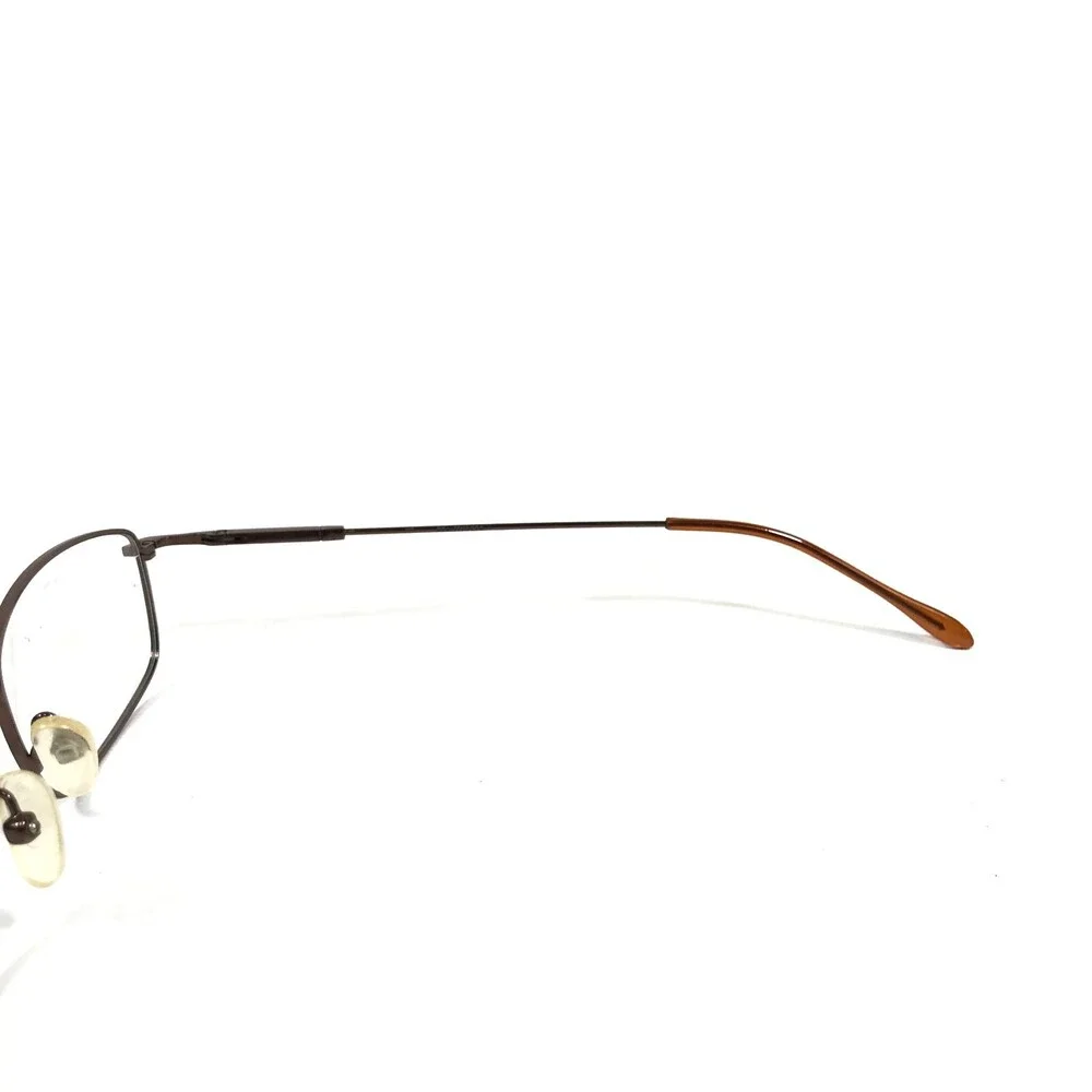 Reality R 3776 BROWN Eyeglasses Frames Rectangular Full Rim 56-17-145